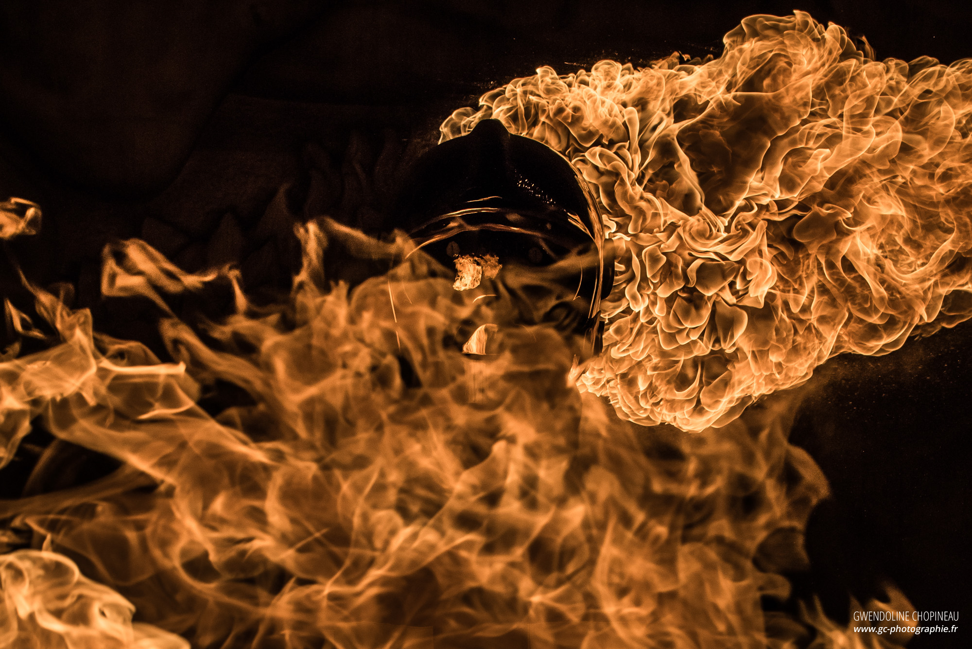Sapeur pompier feu flyer