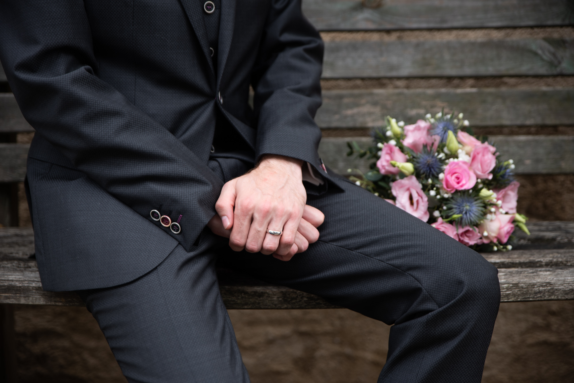 photo du marié lors d'un mariage ile-de-france
