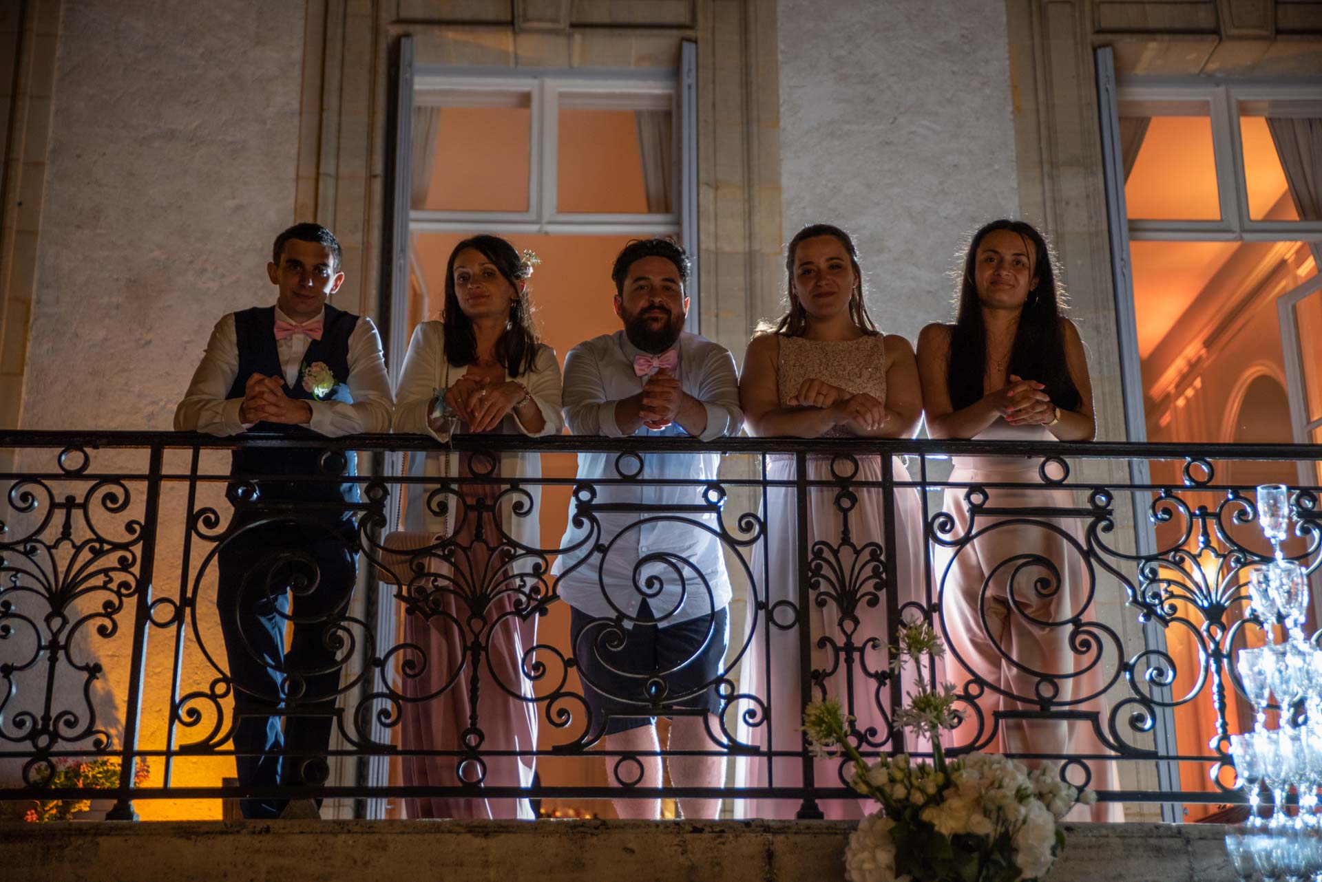 Photo des invités fin de soirée mariage