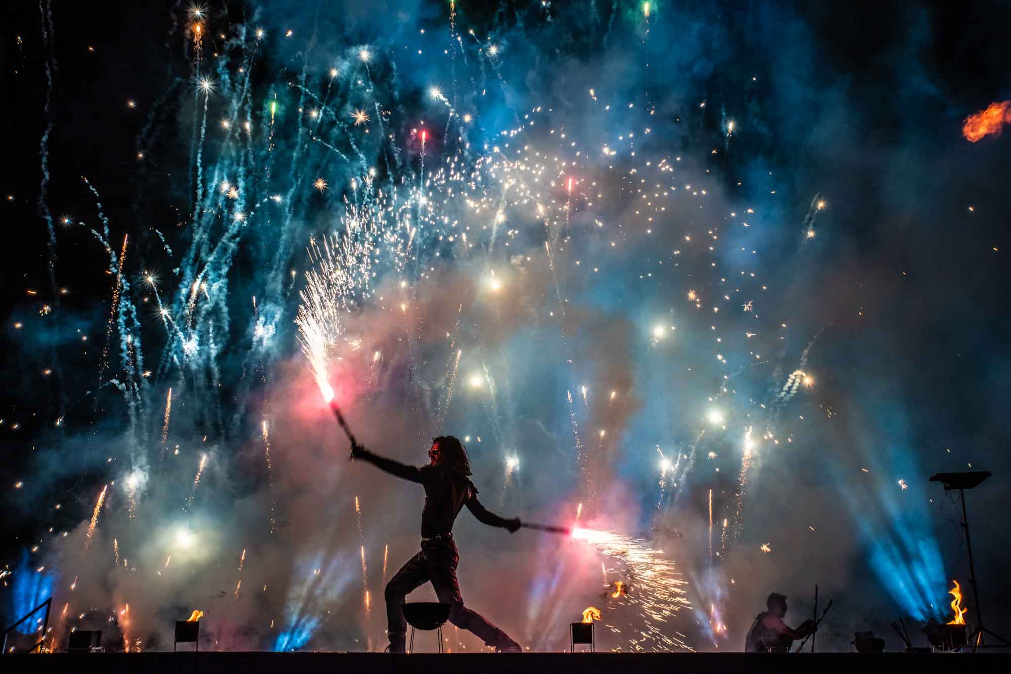 SuperCho spectacle feu Massy