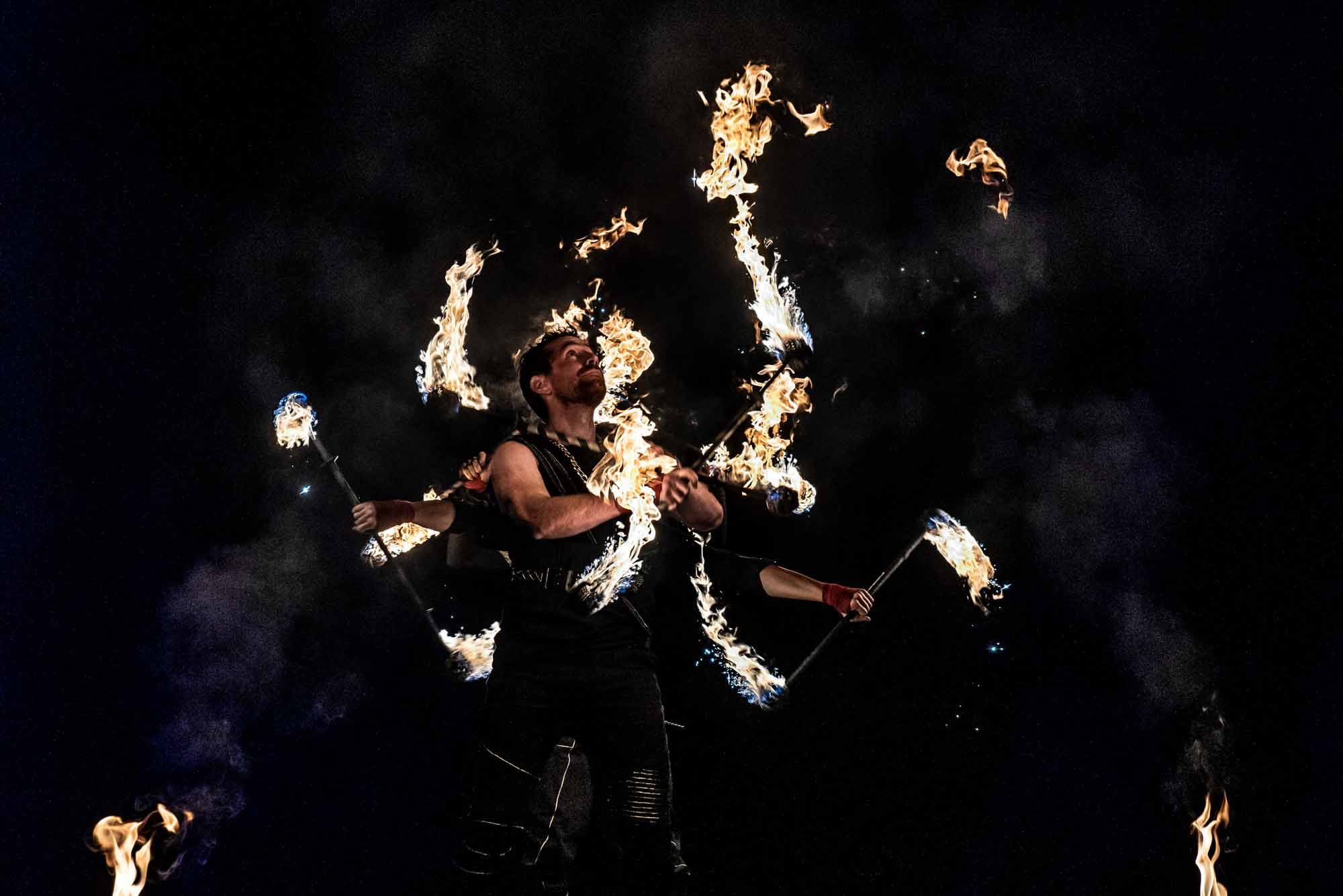Jongleur de feu Massy