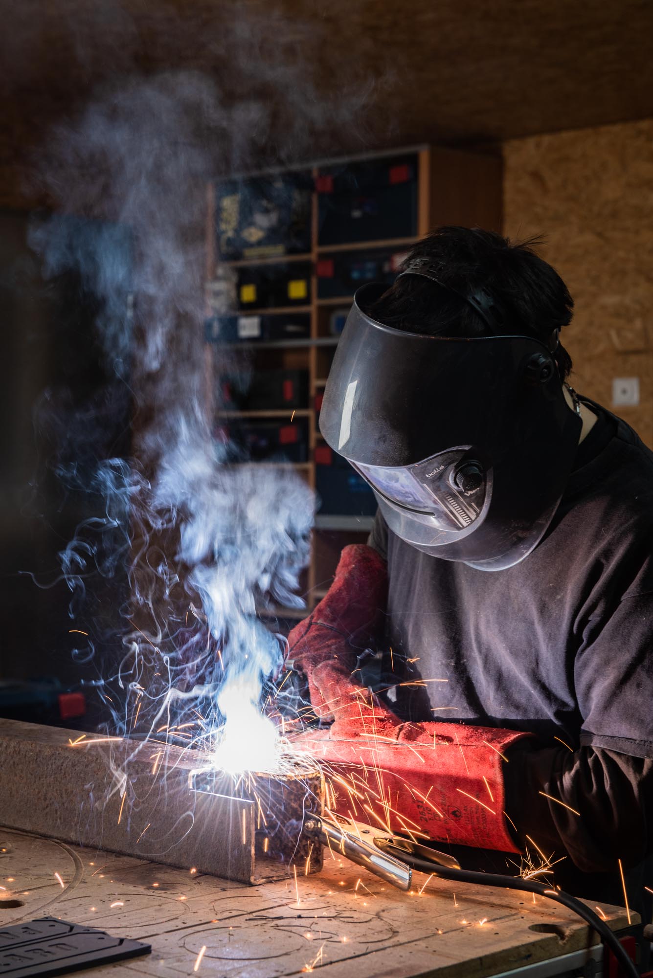 Reportage photographe pour professionnel soudeur Essonne